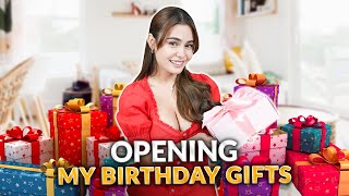 OPENING MY BIRTHDAY GIFTS  IVANA ALAWI [upl. by Einnep490]