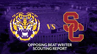 USC beat writer Luca Evans discusses matchup with LSU [upl. by Martita]