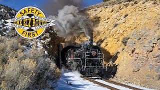 Nevada Northern Railway  Winter Steam Photo Spectacular 2024 [upl. by Zaria]