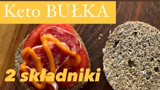 KETO BUŁKA 😱 TYLKO 2 składniki 😍 [upl. by Anerual692]