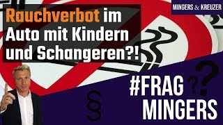 Rauchverbot im Auto mit Kindern und Schwangeren  FragMingers [upl. by Annay782]