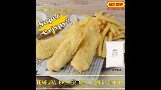 【NIHONSHOKKEN】 TEMPURA BATTER MIX SUPER CRISPY 15KG [upl. by Ennirok]