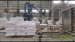 Automated Palletising Solution  Fast amp Reliable palletizing robot PL190 for bags [upl. by Sajovich]