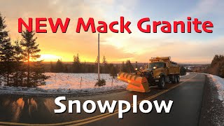 New MACK Granite Snow Plow [upl. by Ayenet]