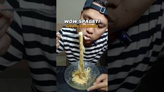 Wow spageti creamy carbonara ASMR food [upl. by Willow]