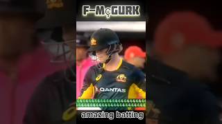 F mcgurk amazing batting cricket cricketfan cricketlover shortvideo [upl. by Aneekan990]