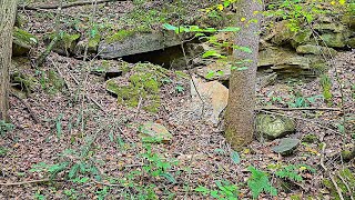 Finding Old Coal Mine Opening Elk River Webster County West Virginia [upl. by Awhsoj231]