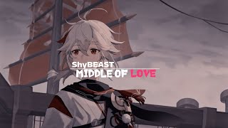 ShyBEAST  Middle Of Love Lyric [upl. by Molton]