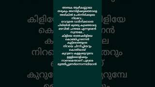 Kiliye Song Lyrics  ARM  Jithin Laal  Tovino Thomas  Krithi Shetty  Dhibu Ninan Thomas [upl. by Ardnalahs]