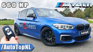 665HP BMW M140i xDrive REVIEW on AUTOBAHN NO SPEED LIMIT by AutoTopNL [upl. by Ekim968]