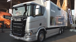 Scania BEV 40 R Rigid Refrigerated Lorry Truck 2025 Exterior Walkaround [upl. by Assenov]