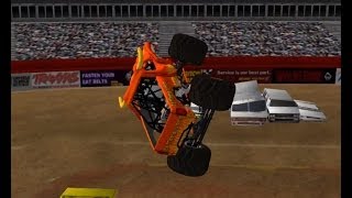 24 Monster Trucks Freestyle Arlington 2013 12breakable sim monster style [upl. by Beitz469]