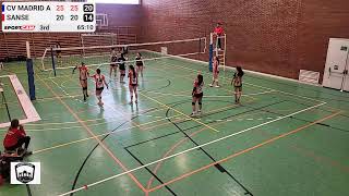 JUNIOR 1 DIV CV MADRID A vs SANSE  16112024 1300 [upl. by Burgwell263]