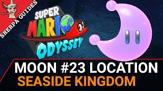 Seaside Kingdom Moon 23 Sea Gardening Inlet Seed Location  Super Mario Odyssey [upl. by Eoin]