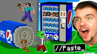 OSZUKUJĘ NOOBKA w KONKURSIE BUDOWANIA quotPEPSIquot w Minecraft [upl. by Noislla]