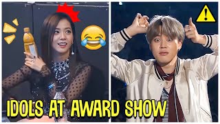 Funny Kpop Idols Being Extra At Award Show [upl. by Amikay332]