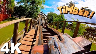 Timber OnRide 4K POV  Walibi RhôneAlpes [upl. by Ingaberg]