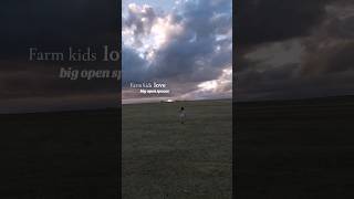 Farm kids amp big open spaces Entertaining themselves while we fix the sheep lick feeder farm [upl. by Spatz]