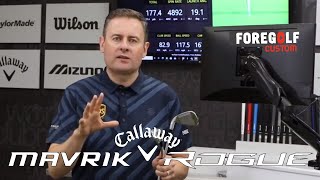 Rogue vs Mavrik  Callaway Irons Fitters Test callawayirons [upl. by Strenta]