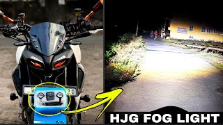 Yamaha MT 15 Headlight Modification  MT 15 crazy modifications  HJG fog light install  asvlogsdnk [upl. by Marina]