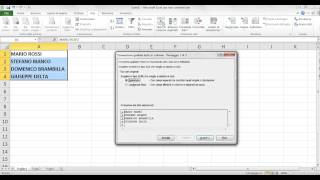 Microsoft Excel 2010 Italiano  Suddividere i dati di una colonna in più colonne [upl. by Cinamod732]