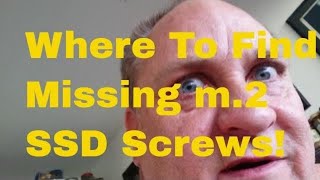 WHERE TO FIND M2 SSD SCREW REPLACEMENT [upl. by Lettig]