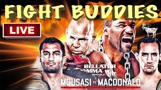 🔴 BELLATOR 206 MOUSASI VS MACDONALD  JACKSON VS SILVA  LIMA VS KORESHKOV LIVE REACTION [upl. by Huai]