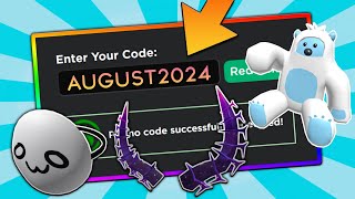 8 NEW CODES ALL AUGUST 2024 Roblox Promo Codes For ROBLOX FREE Items and FREE Hats 2024 UPDATED [upl. by Sivert]