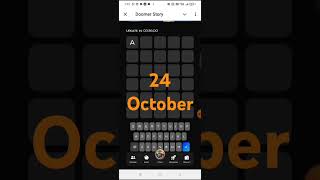 Doomer Story Word Game Code Today 24 Octoberdoomerstory [upl. by Kirtley591]