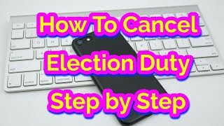 How to cancel Election duty cancellation of election duty general election [upl. by Slayton]