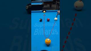 Going in between the gap 9ball 9ballpool billiards trickshot sinuca bilhar snooker [upl. by Latsyrcal436]