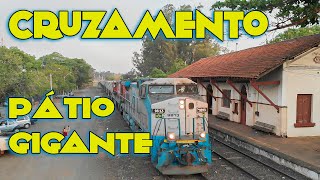 Pátio gigante  Cruzamento de trens [upl. by Schnapp]