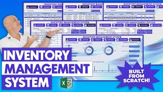 How To Create A Complete Inventory Management System In Excel From Scratch  FREE DOWNLOAD [upl. by Clovah780]