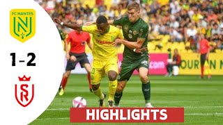 Nantes vs Reims 12  All Goals amp Extended Highlights [upl. by Neerehs]