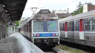 Z6400  Départ de la gare de Versailles Rive Droite sur la ligne L du Transilien [upl. by Lokcin]