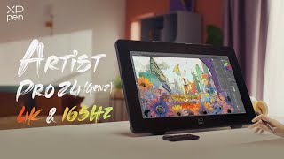 Artist Pro 24 Gen 2 165hz amp 4k ｜XPPen New launch [upl. by Dionisio]