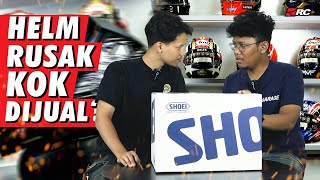 UNBOXING SHOEI X15 CROSS LOGO 🔥 HELM CACAT PRODUKSI INI KOK DIJUAL ❗️❗️ [upl. by Trinia579]