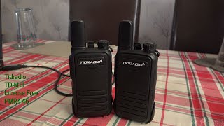 Tidradio TDM11 License free PMR446 Walkie Talkie [upl. by Lemaceon]