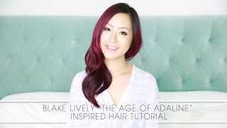 TUTORIAL  Blake Lively quotThe Age of Adalinequot Inspired Hair [upl. by Ilenna]