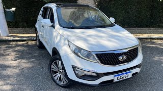 KIA SPORTAGE EX 2015  TETO SOLAR  78000 Km  CaseffMotors [upl. by Atarman]