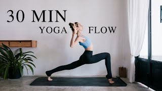 30 MIN YOGA FLOW  Routine pour se sentir bien dans son corps [upl. by Nowed]