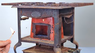 104 Years Old Cooking Stove Restoration  Why Did They Stop Producing Them [upl. by Ioab860]