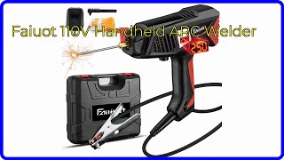 REVIEW 2024 Faiuot 110V Handheld ARC Welder ESSENTIAL details [upl. by Jordanna623]