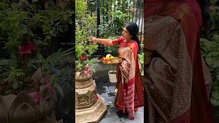 తులసి పూజ చేస్తున్న సురేఖ గారు ❤️🙏  chiranjeevi surekha laxmi puja viral video short shorts [upl. by Adriano]