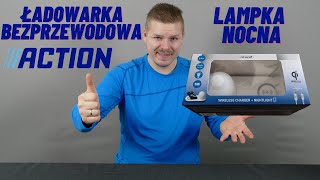 Bezprzewodowa ładowarka z lampką ACTION QSS Wireless Charging Nightlight [upl. by Asehr920]