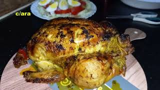 Kabylie  Poulet Farci Au Four Recette Facile à Faire Préparer Par Ma Mère [upl. by Yeruoc]