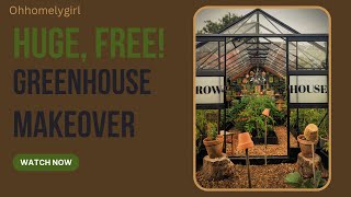 DIY greenhouse makeover [upl. by Ro951]