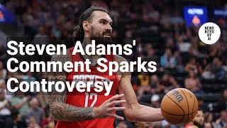 Instagram Deletes Steven Adams Playful Gobert Comment [upl. by Serles]