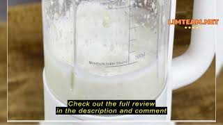 Review YUCHANLUCK Automatic Nut Milk Maker 47oz Soy Milk MakerAlmond Milk MakerOat Coconut Soy [upl. by Lalaj]