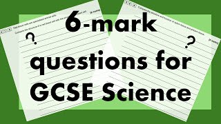 TIPS For Answering 6 MARK Questions for GCSE SCIENCE gcse gcsescience [upl. by Pol]